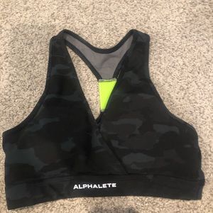 Alphalete camo bra